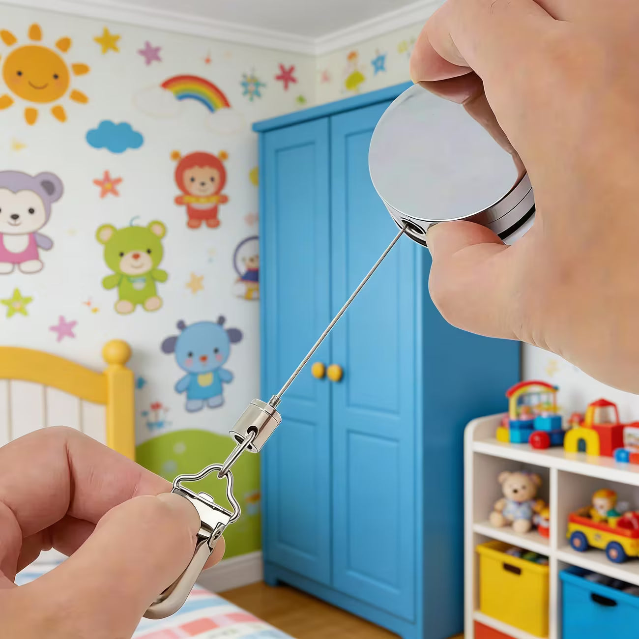 Automatic Retractable Towel Rack