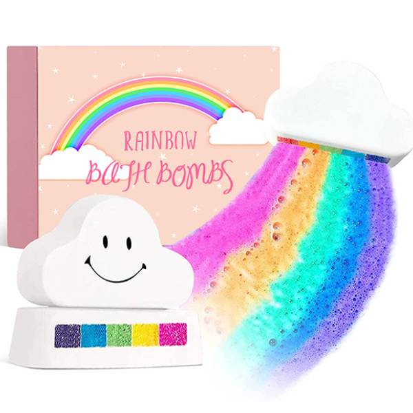 Rainbow Cloud Bath Bomb