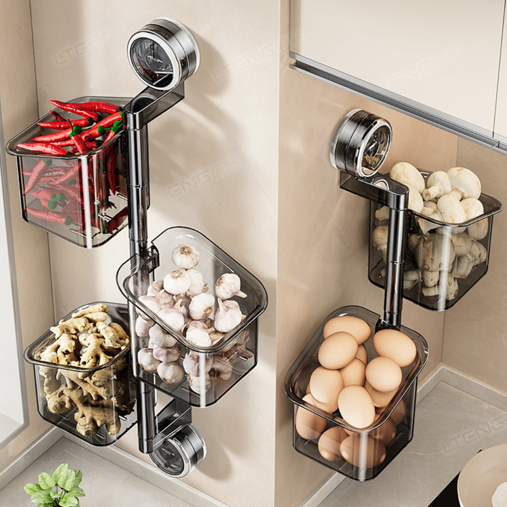 Wall Mounted Rotating Organizer