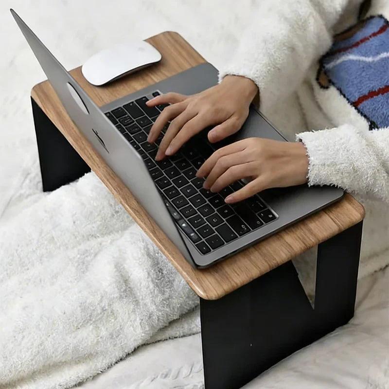 Foldable Wooden Laptop Stand
