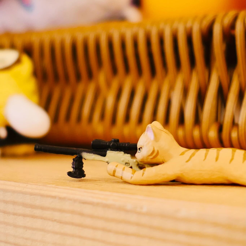 Sniper Cat Action Figurines