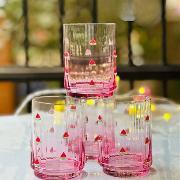 Watermelon Charm Glasses