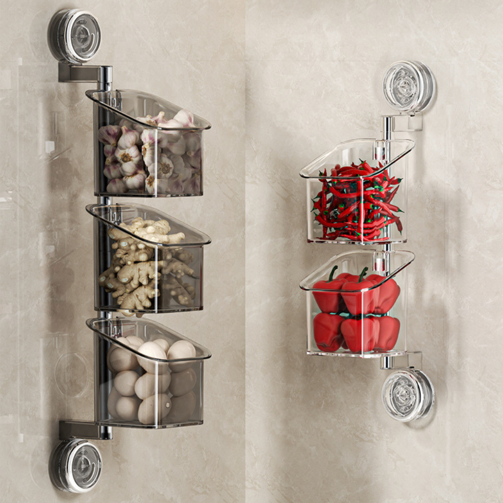 Wall Mounted Rotating Organizer