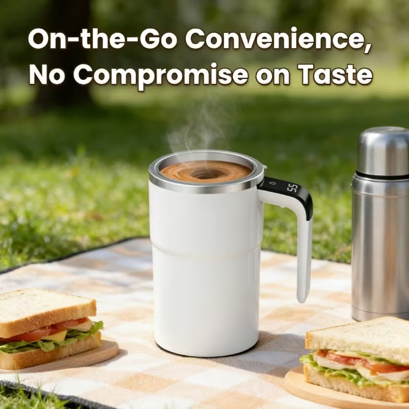 Automatic Stirring Coffee Cup