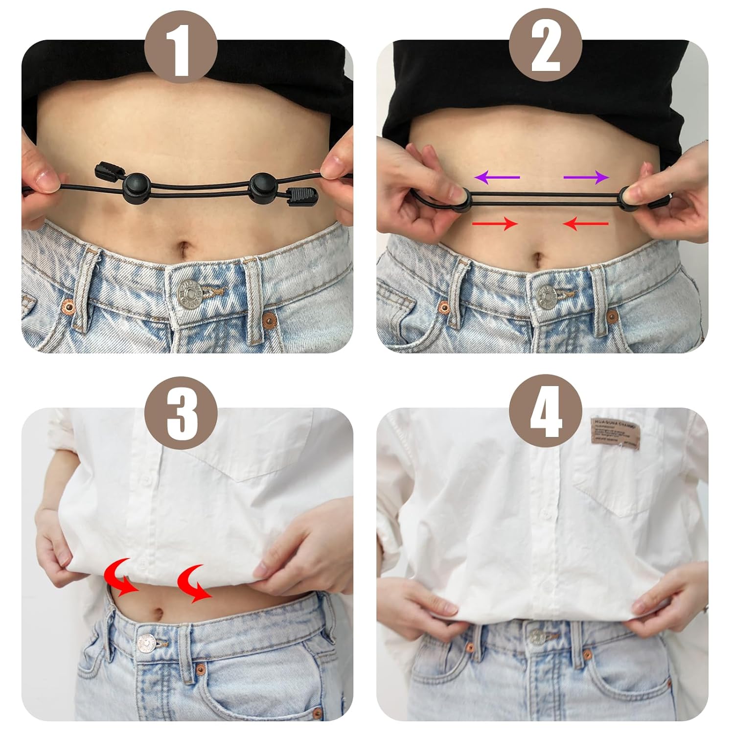 Adjustable Crop Top Band