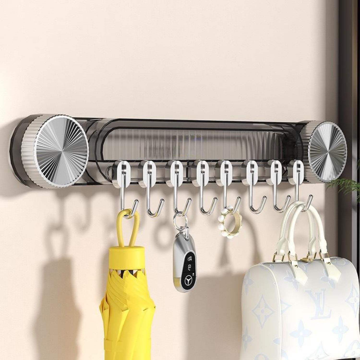 Wall-Mounted Kitchen Organizer Rack