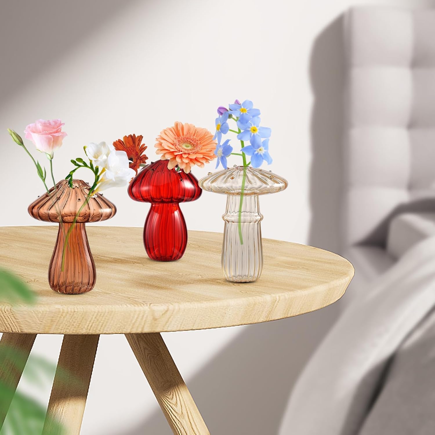 Mushroom Shaped Vases