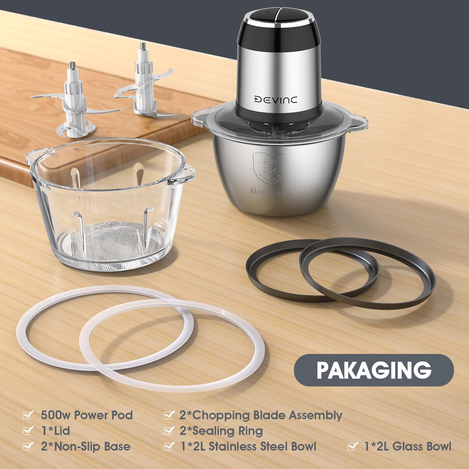 Stainless Steel Food Chopper