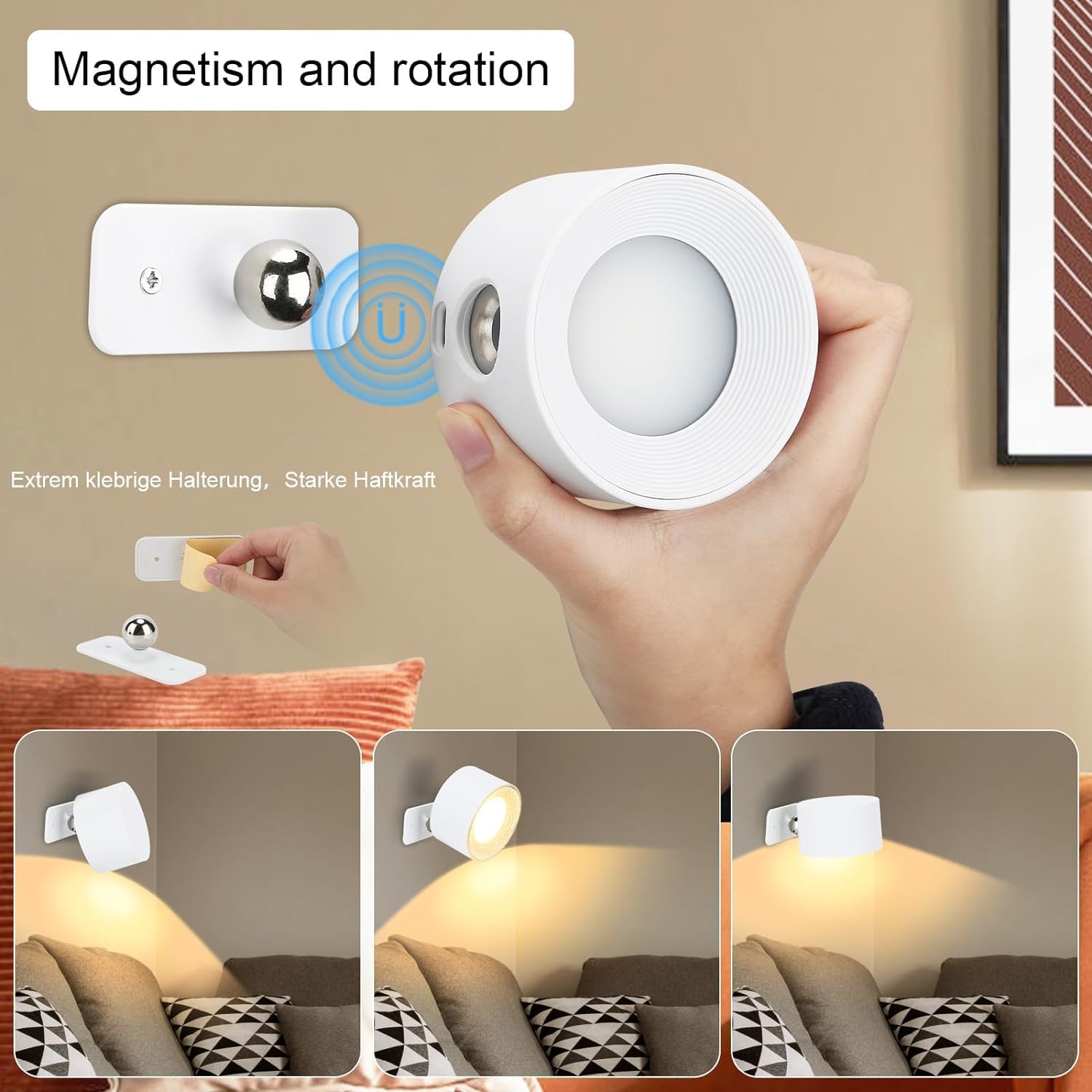 Magnetic LED Wall Light