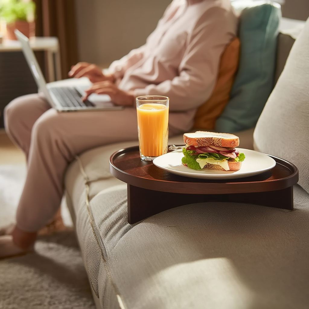 Couch Cushion Table Tray