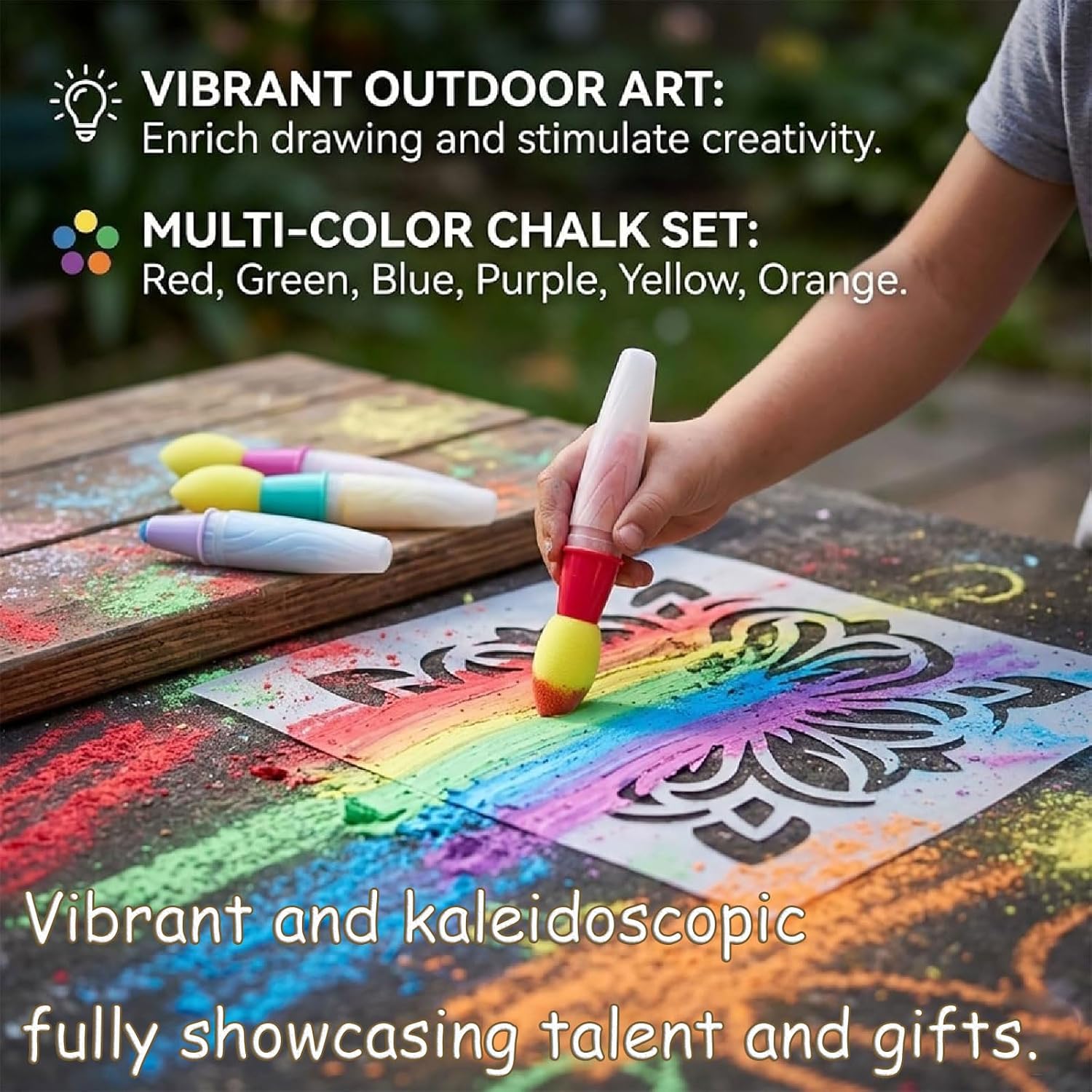 Sidewalk Chalk Paint Brush