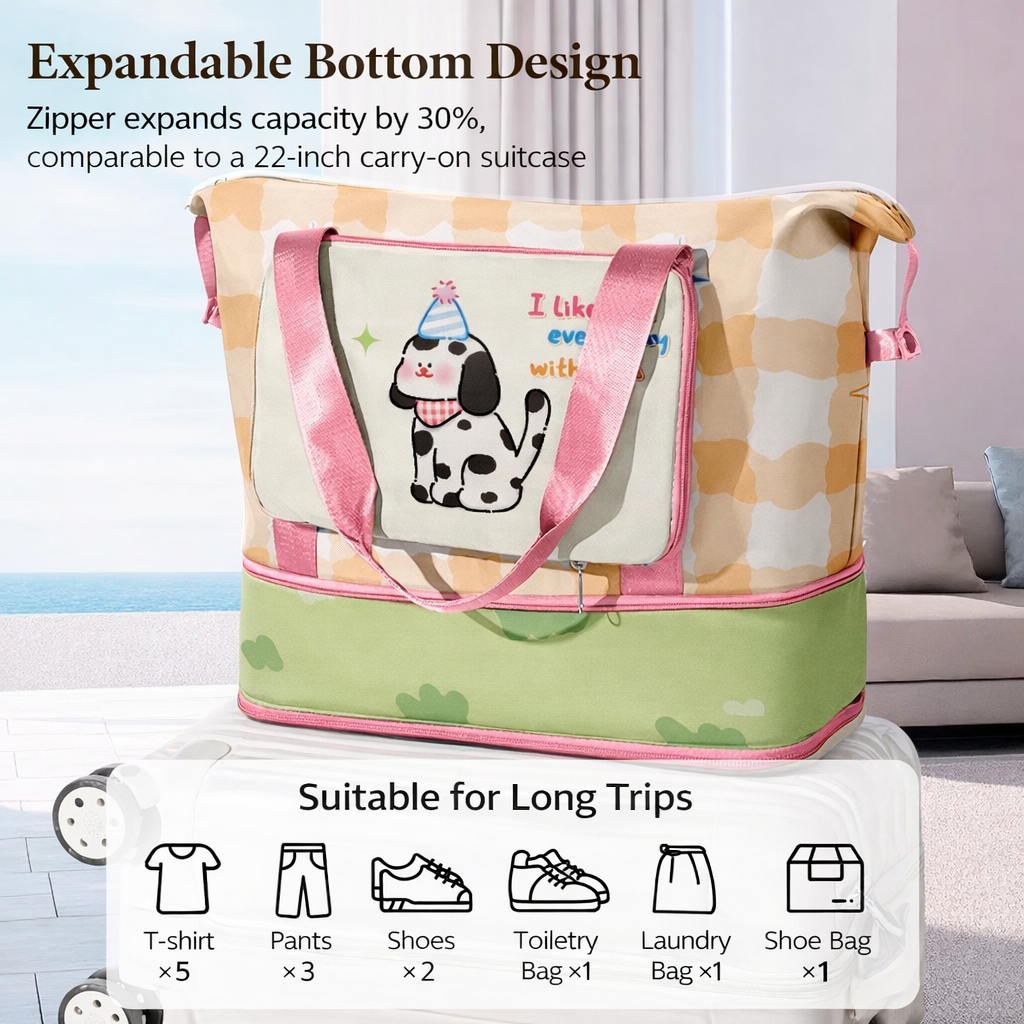 Colorful Travel Tote Bag
