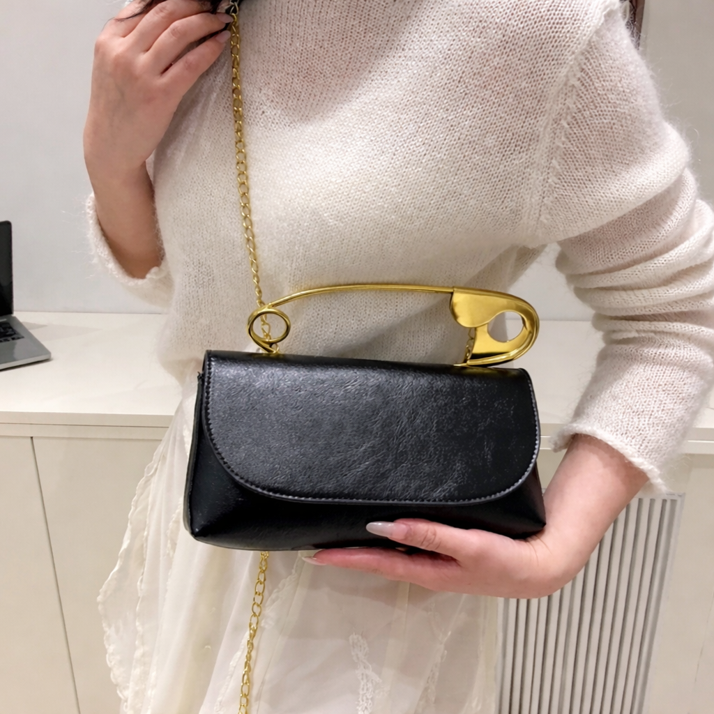 Retro Safety Pin Handbag
