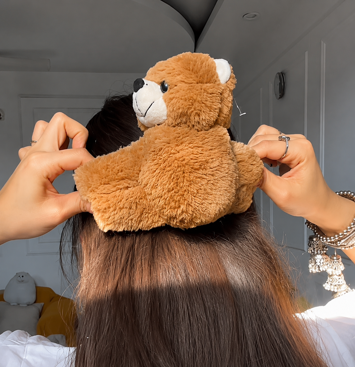 Teddy Bear Hair Clip