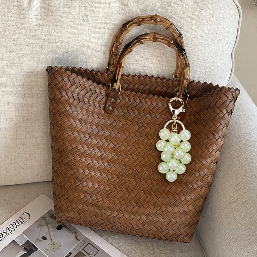Grape Charm Keychain