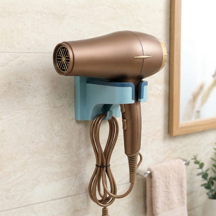 Sleek Hair Dryer Holder