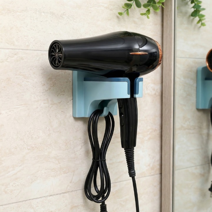 Sleek Hair Dryer Holder