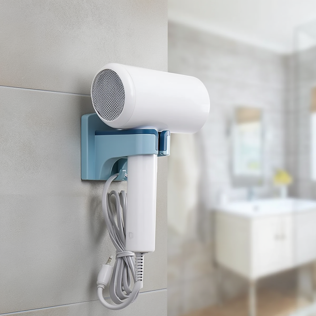 Sleek Hair Dryer Holder