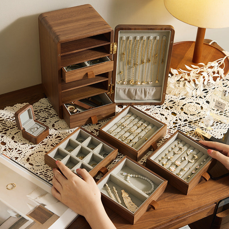 Wooden Jewelry Storage Box
