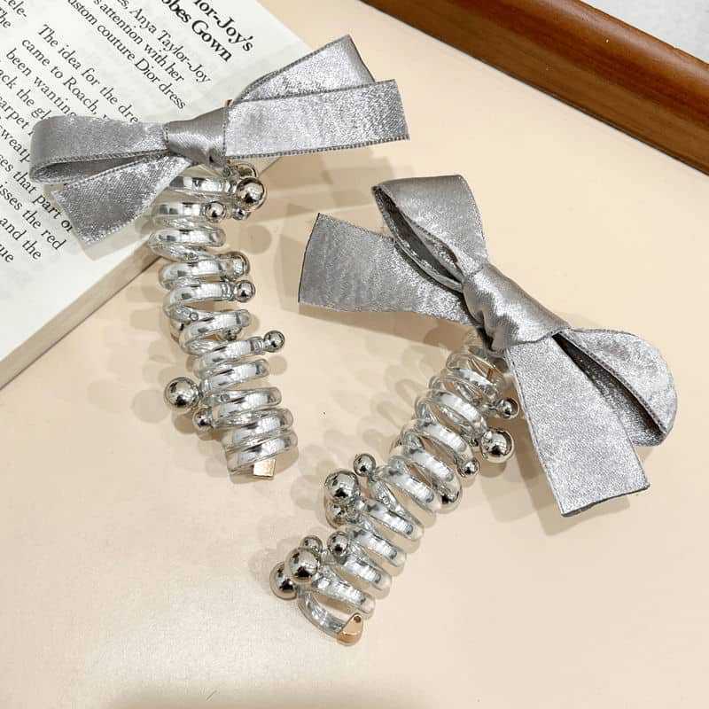 Bow Spiral Hair Ties