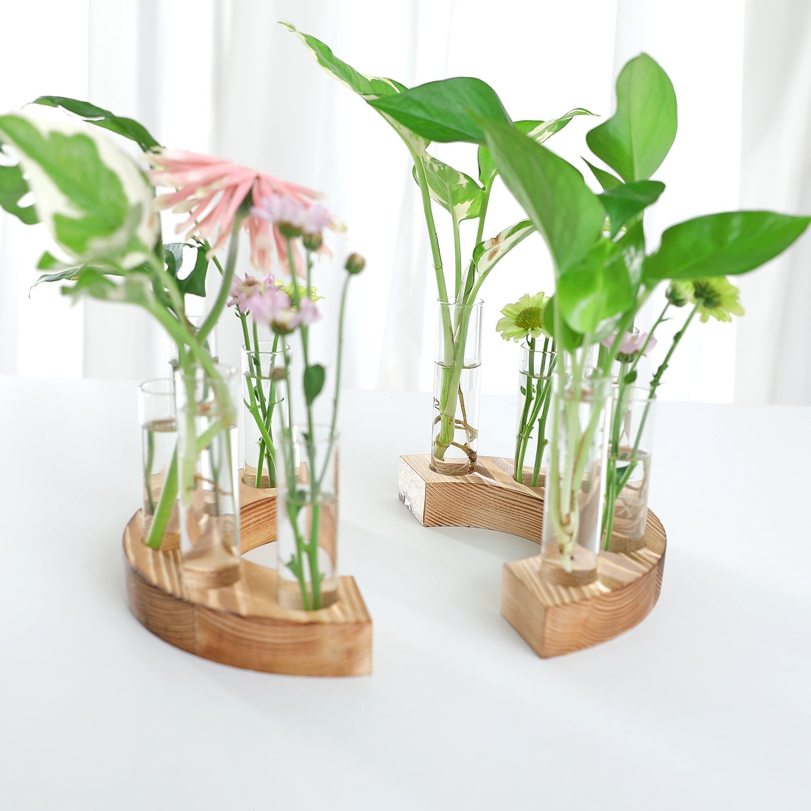 Creative Wooden Tulip Vase