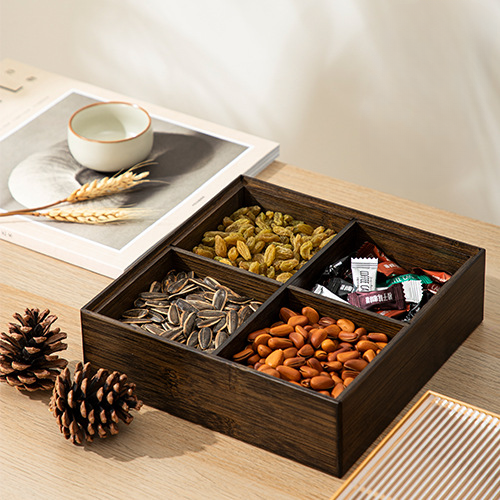 Compartment Wooden Storage Box