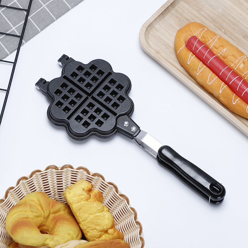 Heart-Shaped Waffle Maker Pan