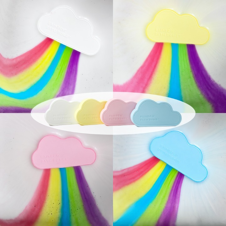 Rainbow Cloud Bath Bomb