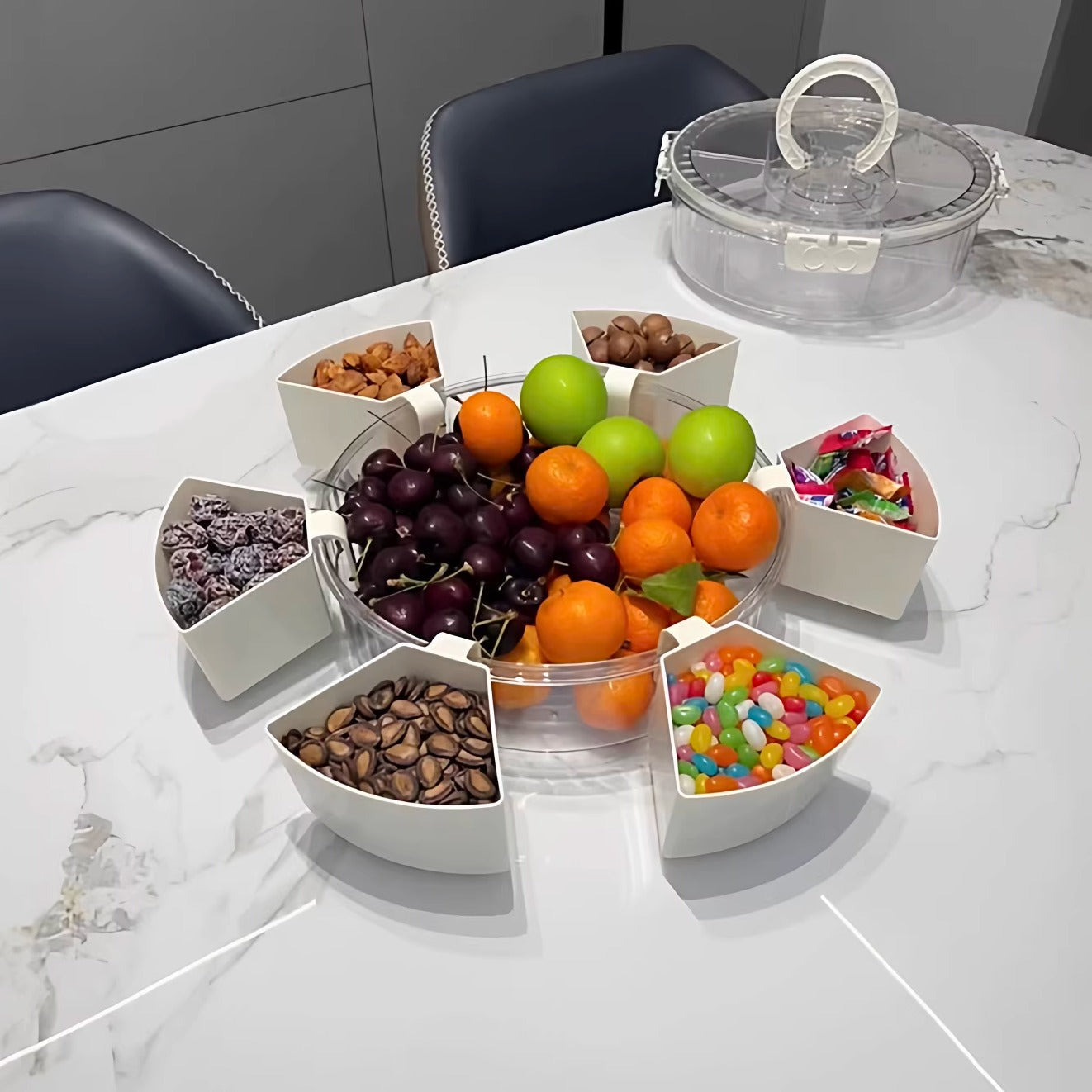 Transparent Rotating Organizer