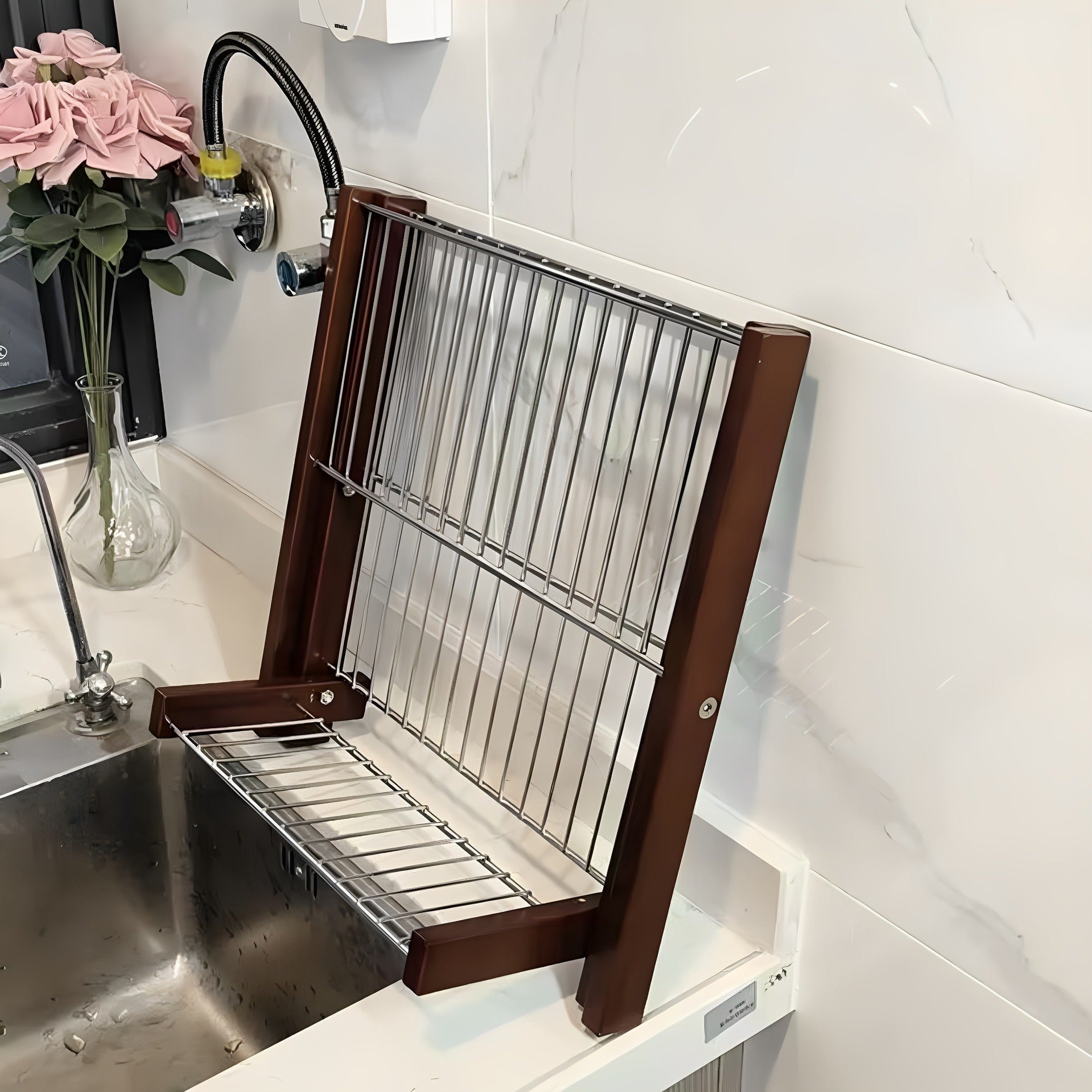 Foldable Dish Drying Rack