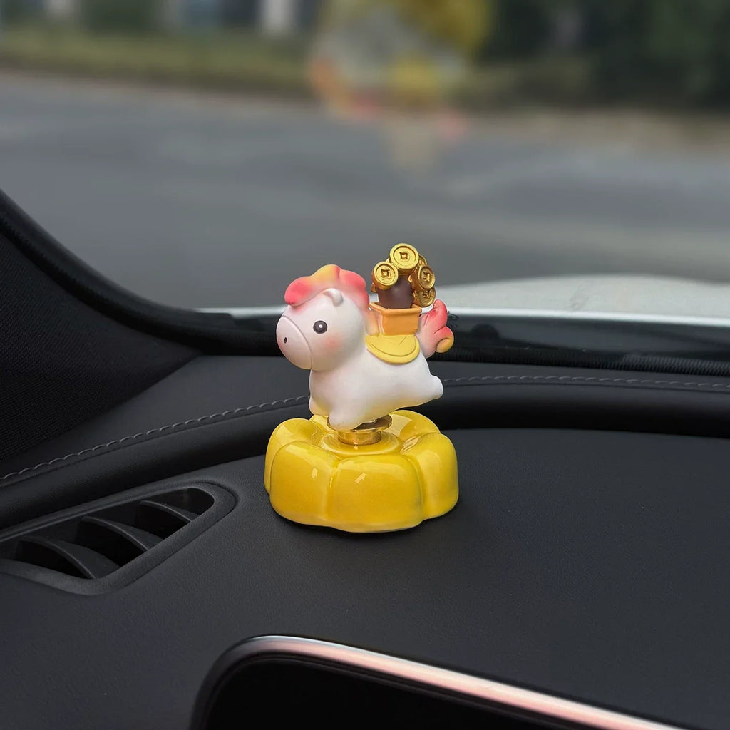 Spin Horse Car Ornament