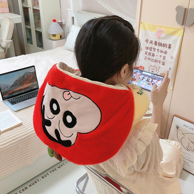 Shinchan Travel Pillow With Hood