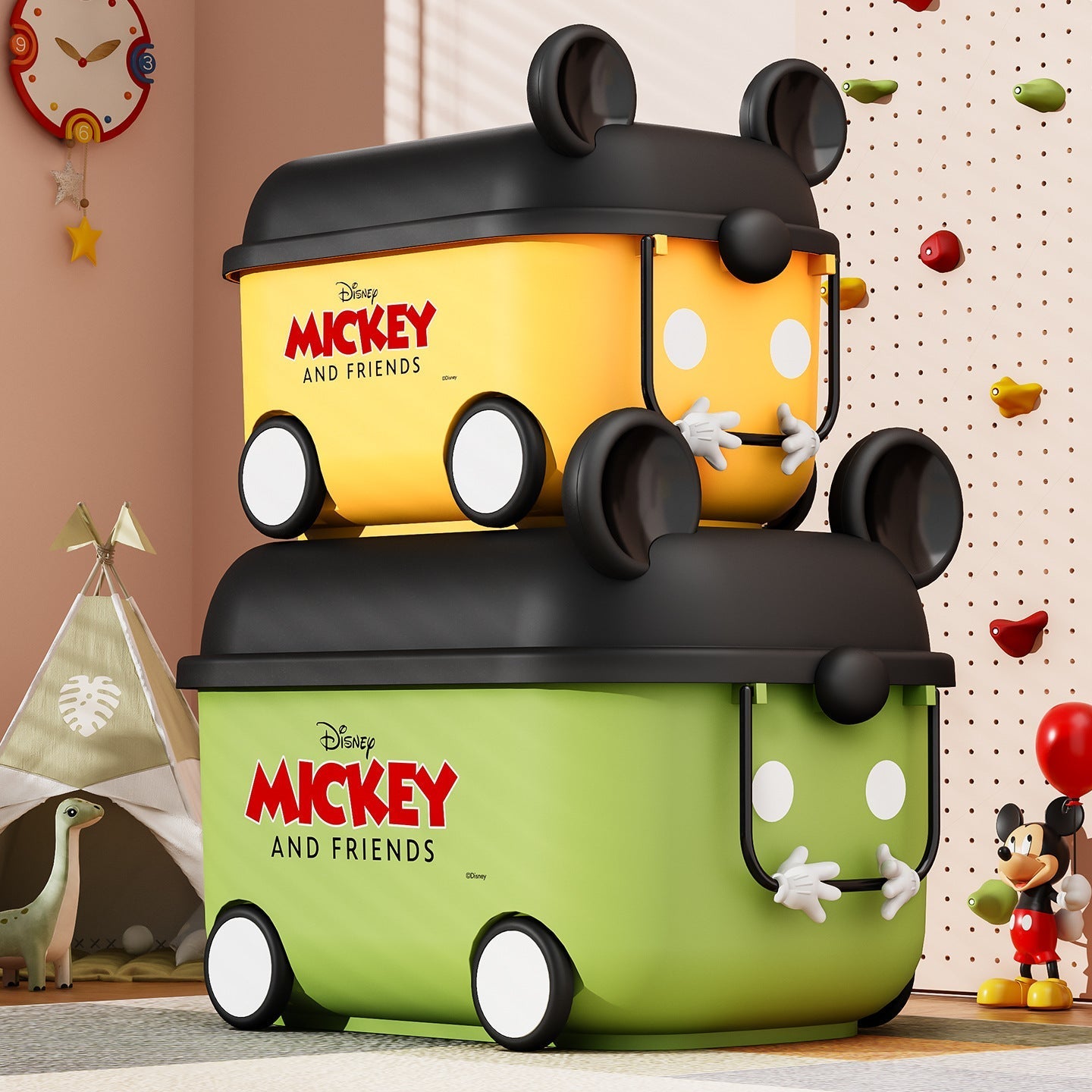 Disney Mickey Bus Storage Bin(Small size)