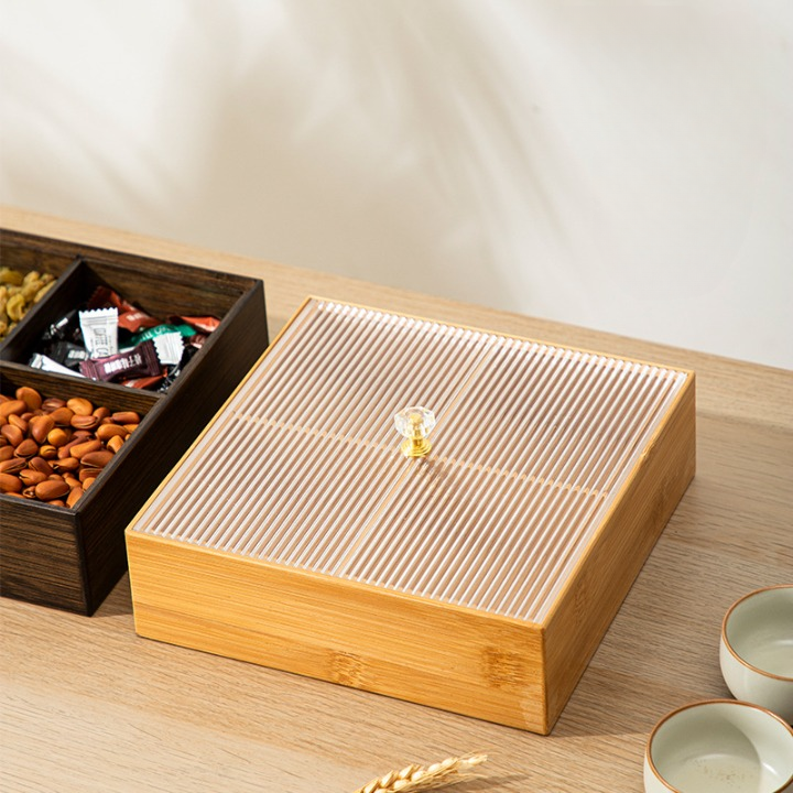 Compartment Wooden Storage Box