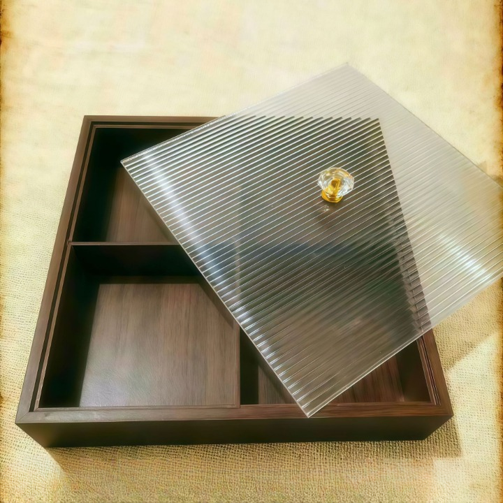 Compartment Wooden Storage Box