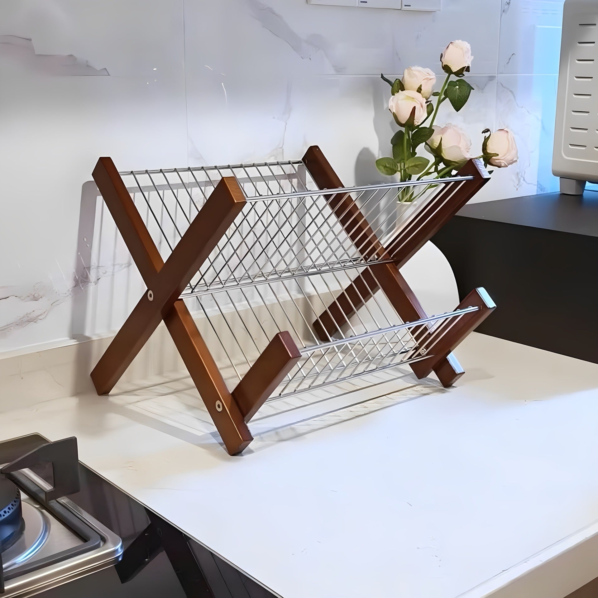 Foldable Dish Drying Rack