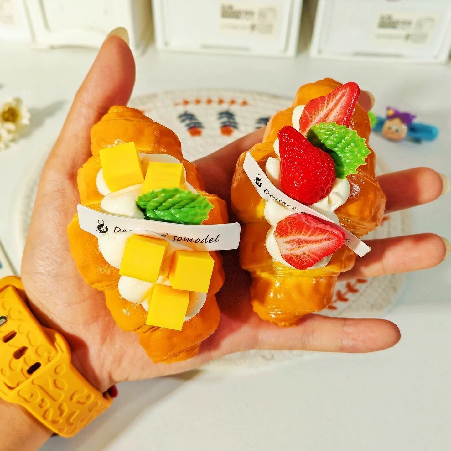 Croissant Fridge Magnet