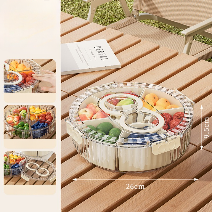 Transparent Rotating Organizer