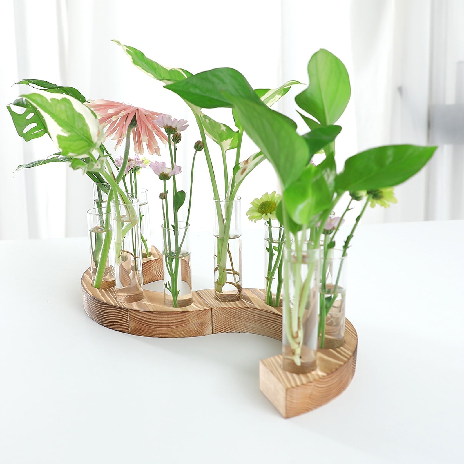 Creative Wooden Tulip Vase