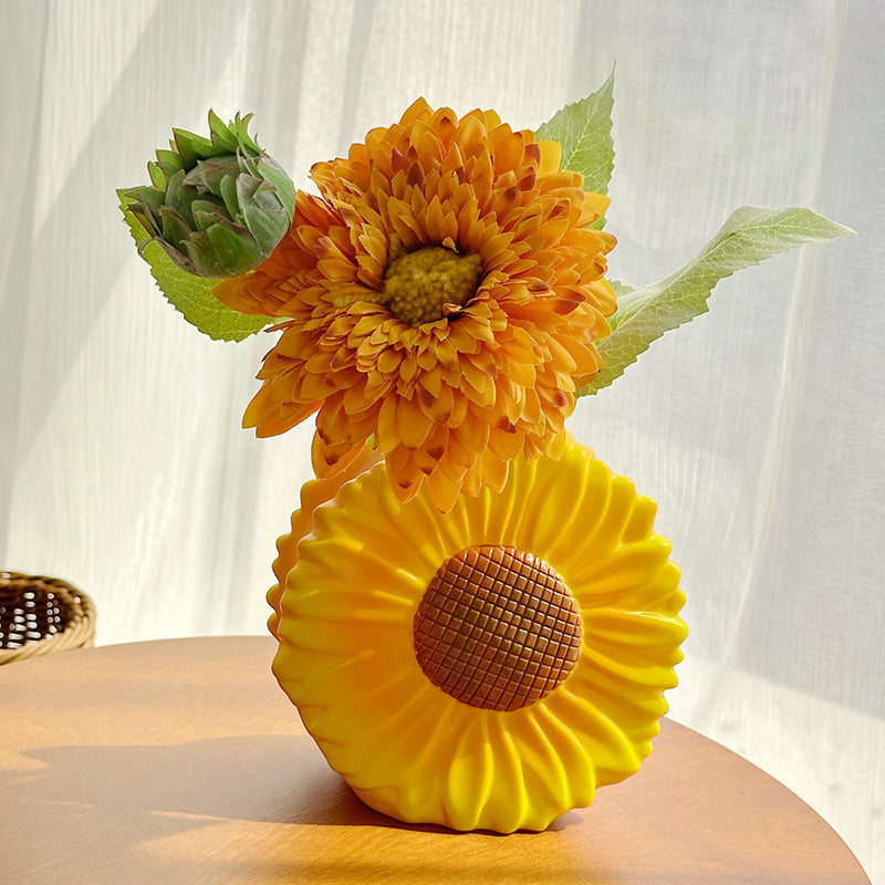 Sunflower Ceramic Vase