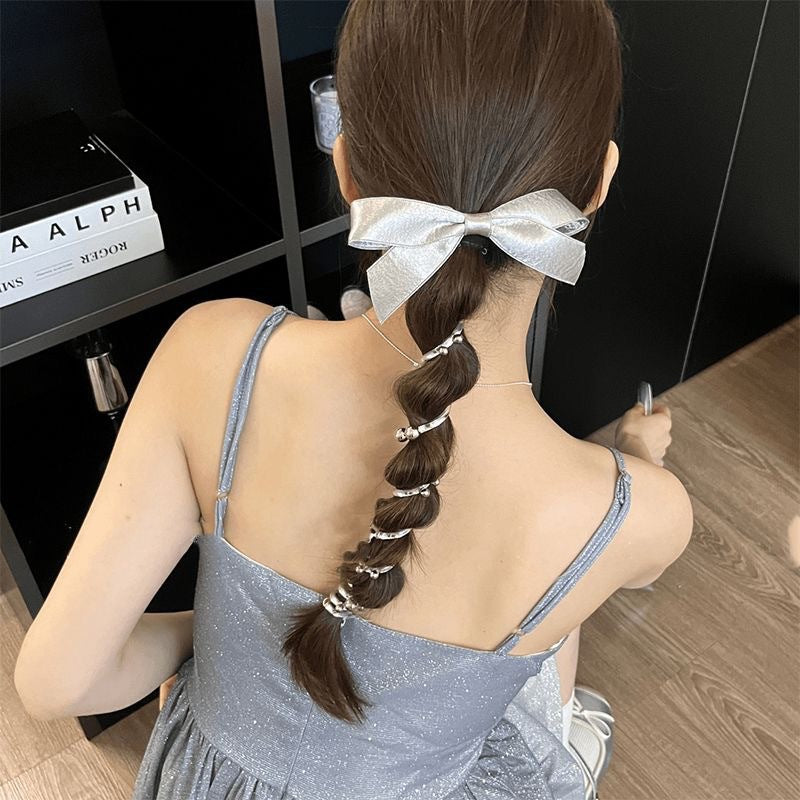 Bow Spiral Hair Ties