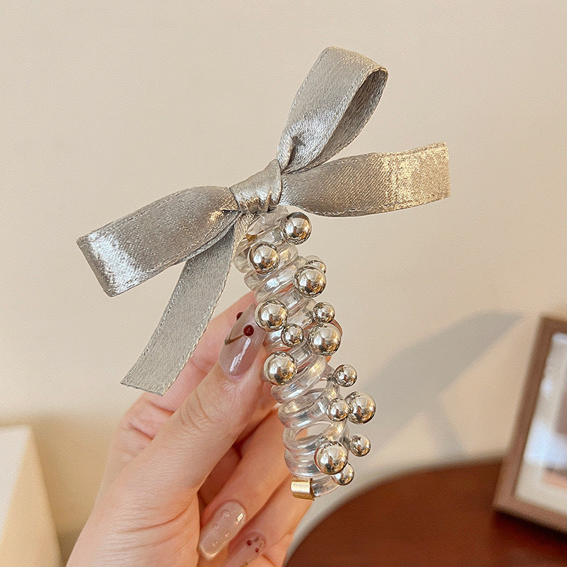 Bow Spiral Hair Ties