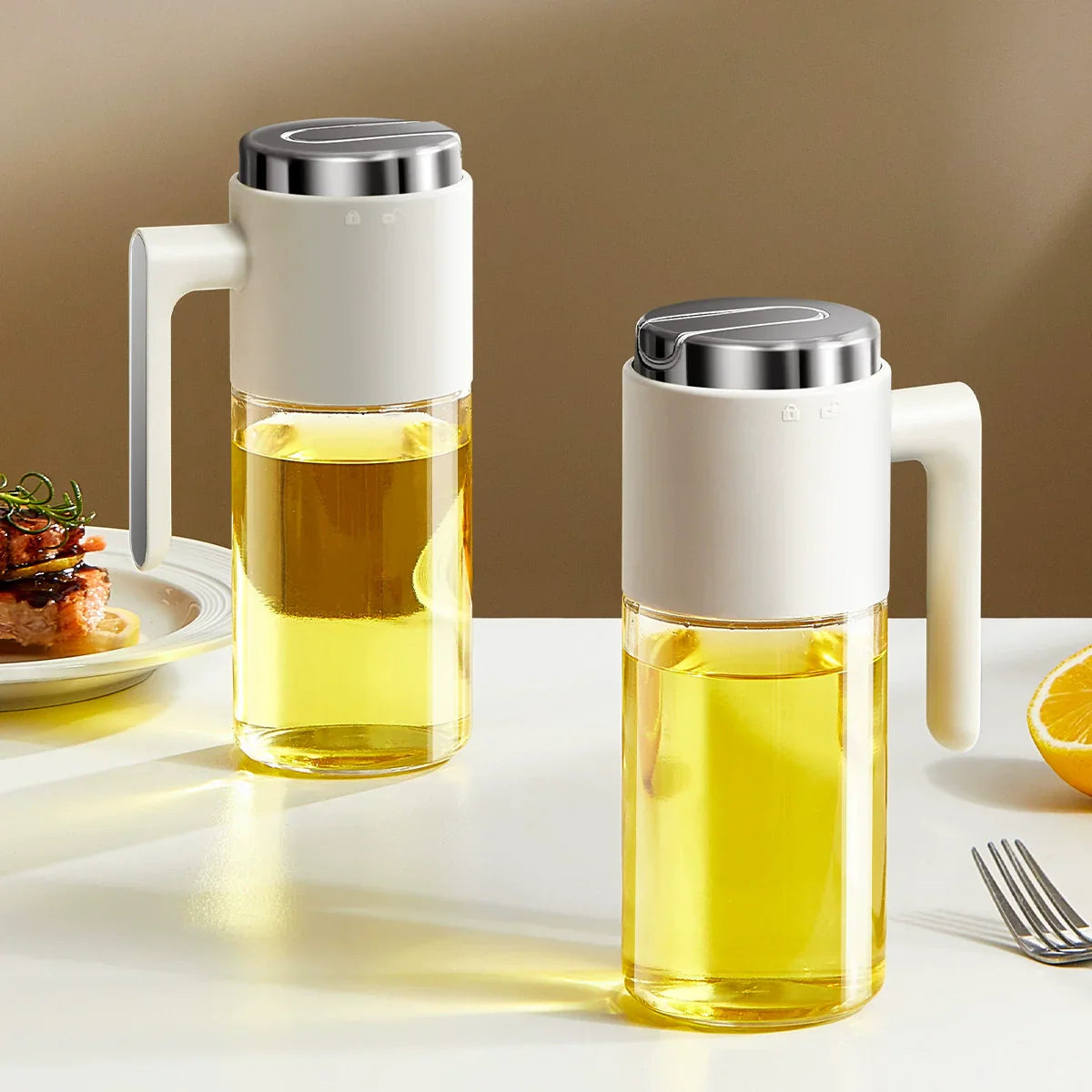 Glass Oil Dispenser Bottle