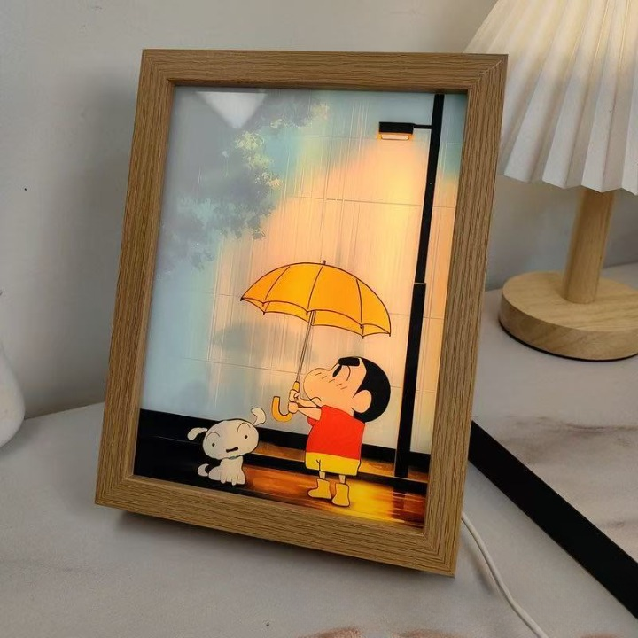 Shinchan & Shiro Magic Glow Lamp