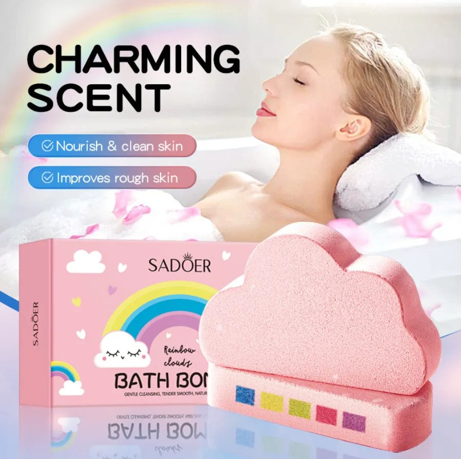 Rainbow Cloud Bath Bomb