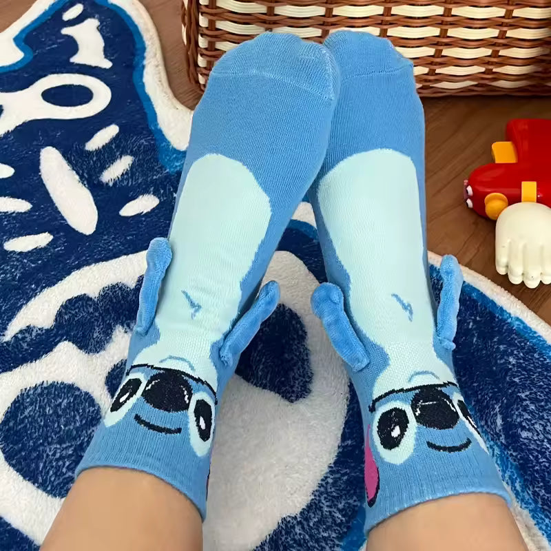 Stitch & Angel Magnetic Socks
