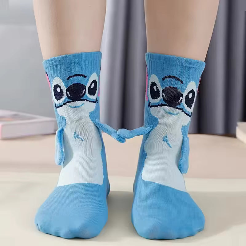 Stitch & Angel Magnetic Socks
