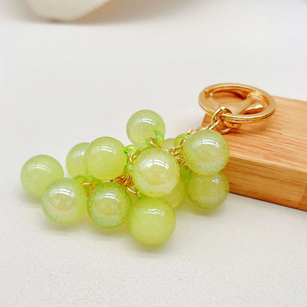 Grape Charm Keychain