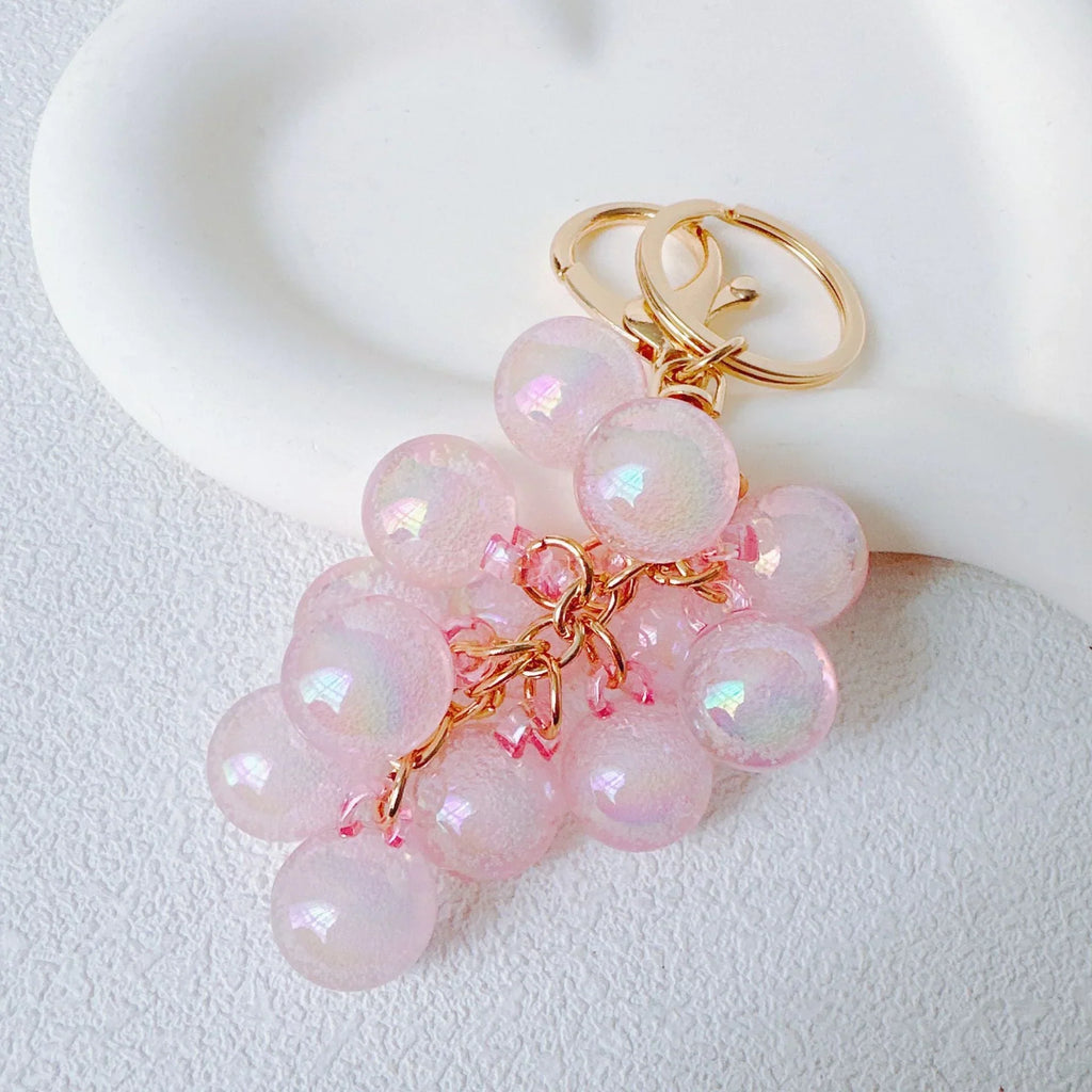 Grape Charm Keychain