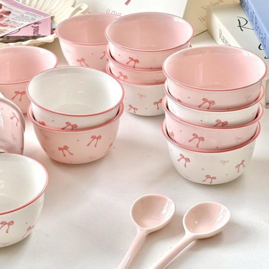 Cute Bow Ceramic Bowl